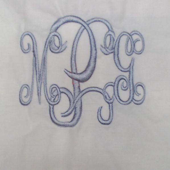 BLOOPER ACCESSORY: Monogrammed Pillow Sham