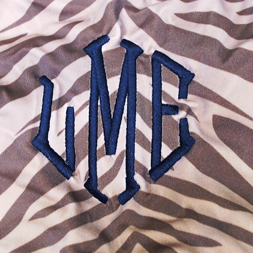 BLOOPER SWIM: Monogrammed One Piece Bathing Suit