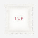 Gamma Phi Beta Pillow Sham | White