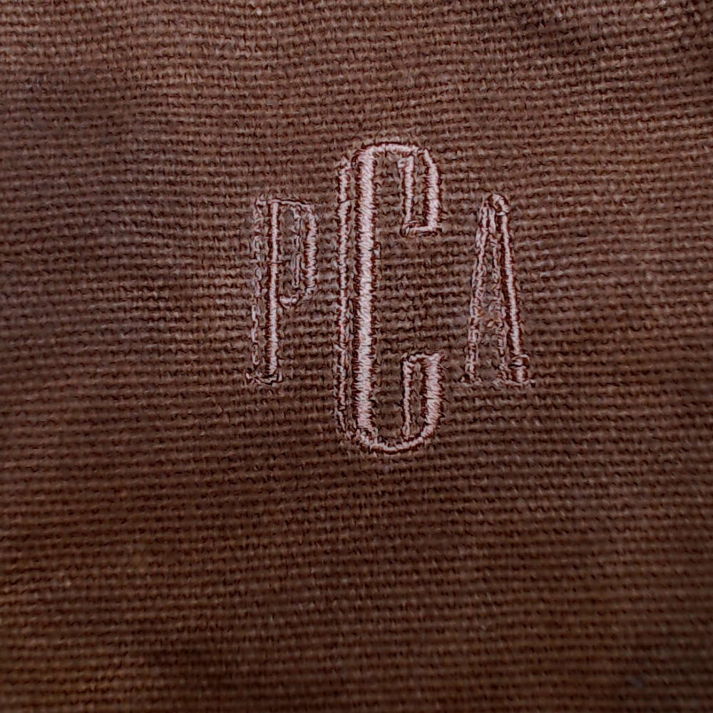 BLOOPER BAG: Personalized Waxed Canvas Dopp Kit