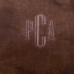 BLOOPER BAG: Personalized Waxed Canvas Dopp Kit