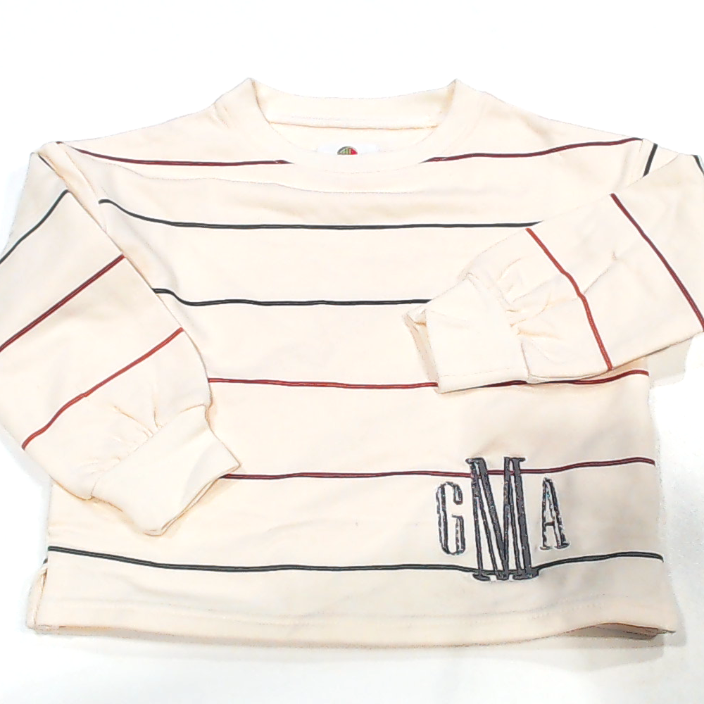 BLOOPER KIDS: Monogrammed Kids Puff Sleeve Sweatshirt