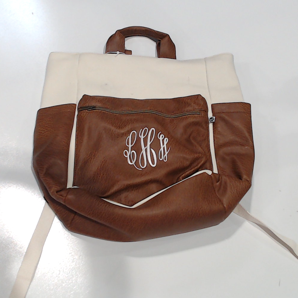 BLOOPER BAG: Monogrammed Commuter Backpack
