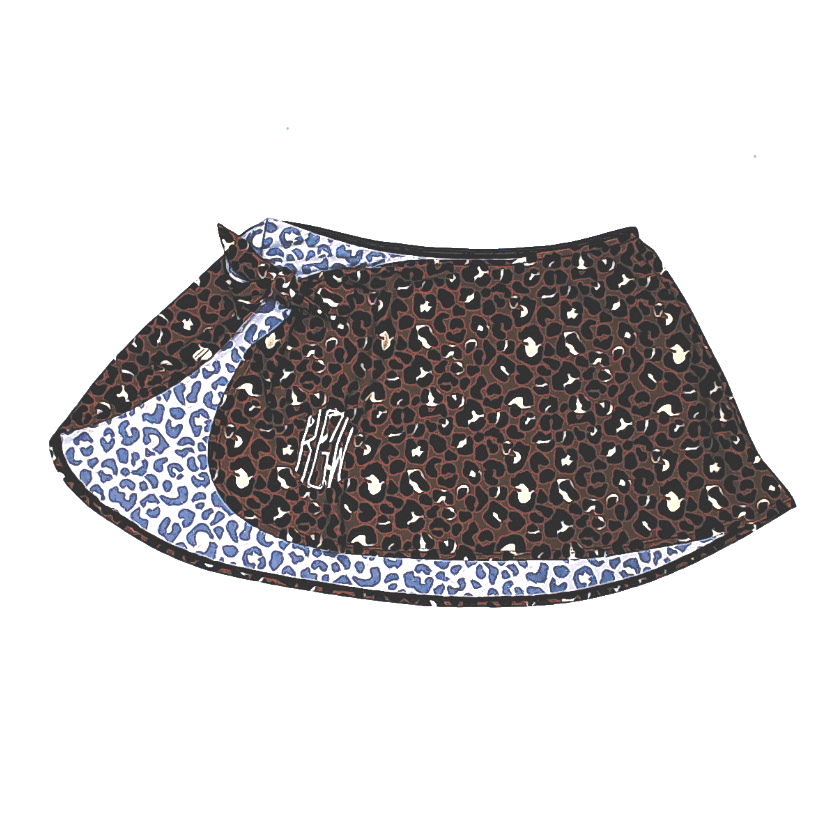 BLOOPER SWIM: Monogrammed Sarong