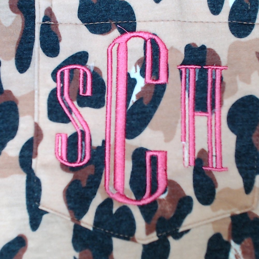BLOOPER CLOTHING: Monogrammed Long Sleeve Shirt