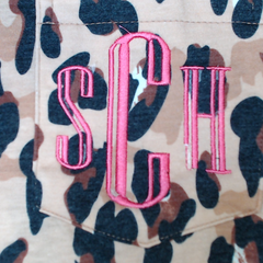 BLOOPER CLOTHING: Monogrammed Long Sleeve Shirt