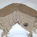 BLOOPER CLOTHING: Monogrammed Striped Chenille Poncho