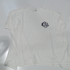 BLOOPER CLOTHING: Monogrammed Short Sleeve Tunic
