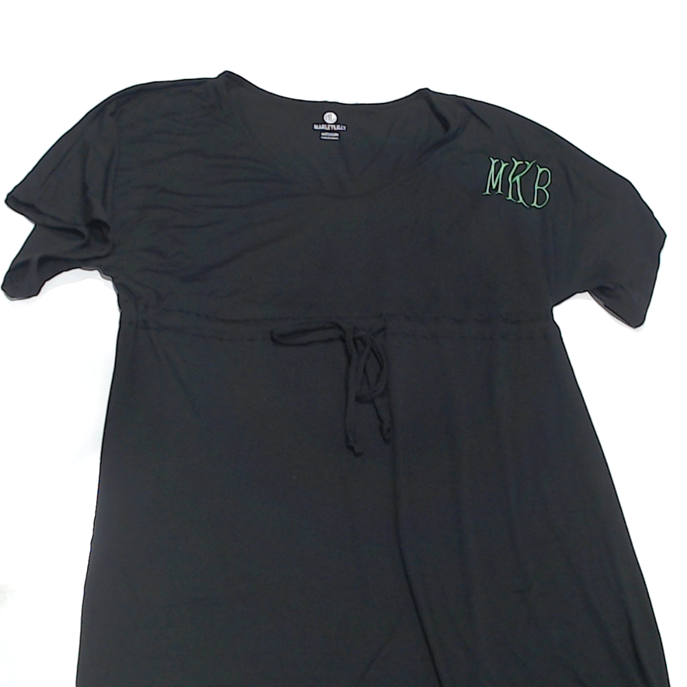 BLOOPER SWIM: Monogrammed Cinch Waist Cover Up