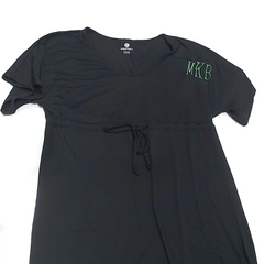 BLOOPER SWIM: Monogrammed Cinch Waist Cover Up