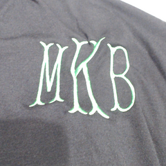 BLOOPER SWIM: Monogrammed Cinch Waist Cover Up