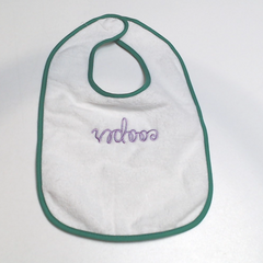 BLOOPER KIDS: Monogrammed Outline Baby Bib