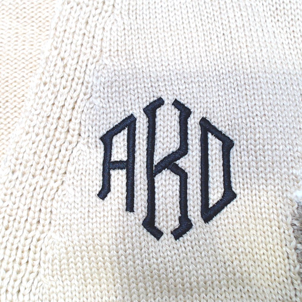 BLOOPER CLOTHING: Monogrammed Audrey Cardigan