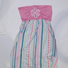 BLOOPER SWIM: Monogrammed Beach Cover Up