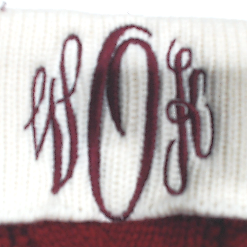 BLOOPER ACCESSORY: Personalized Christmas Stocking