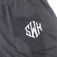 BLOOPER CLOTHING: Monogrammed Wide Leg Pants