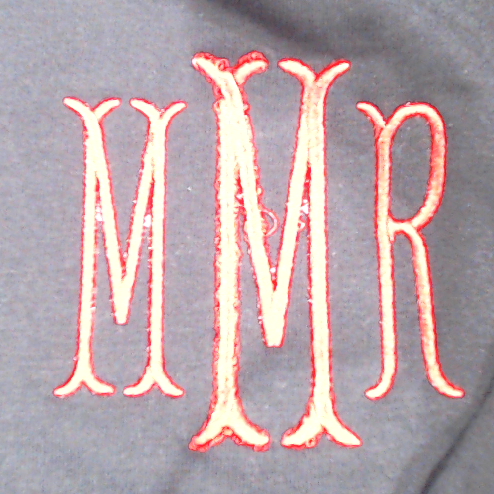 BLOOPER CLOTHING: Monogrammed Open Back Sweatshirt
