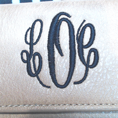 BLOOPER ACCESSORY: Monogrammed Phone Wallet Wristlet