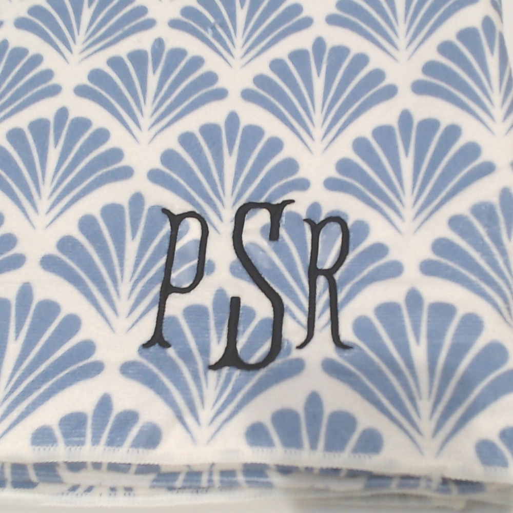 BLOOPER SWIM: Monogrammed Beach Towel