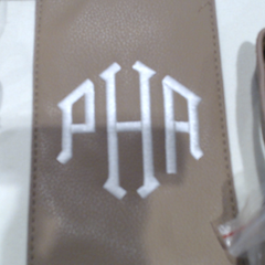 BLOOPER BAG: Monogrammed Weekender Bag