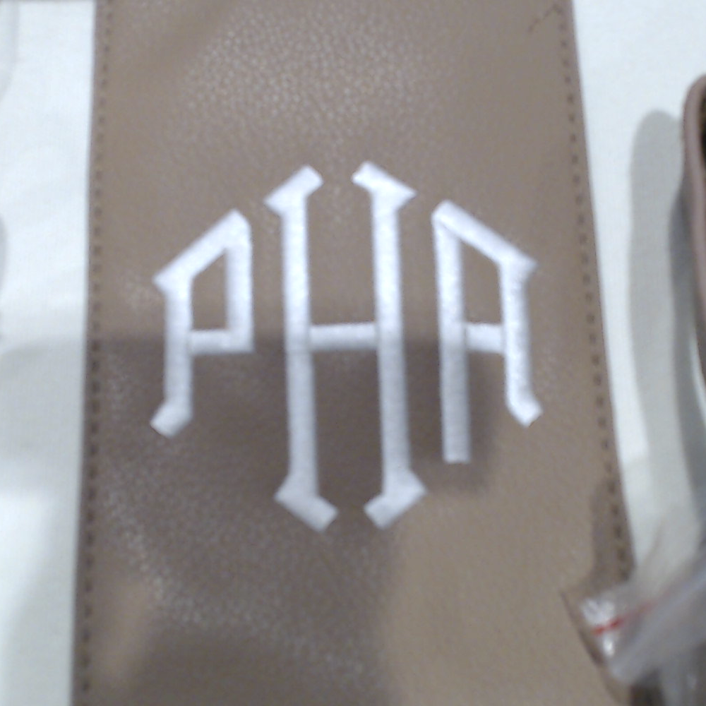 BLOOPER BAG: Monogrammed Weekender Bag