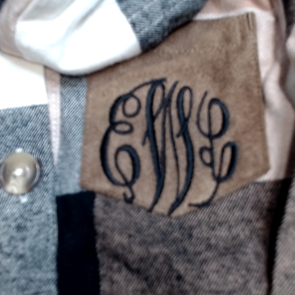 BLOOPER KIDS: Monogrammed Kids Shacket