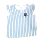 BLOOPER CLOTHING: Monogrammed Ruffle Top