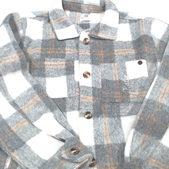 BLOOPER CLOTHING: Monogrammed Fuzzy Shacket