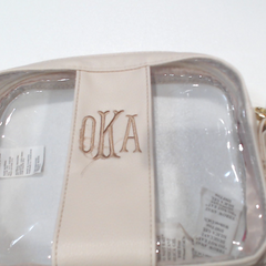 BLOOPER BAG: Monogrammed Clear Stadium Crossbody Bag