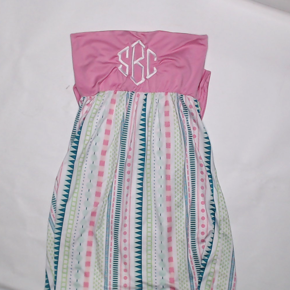 BLOOPER SWIM: Monogrammed Beach Cover Up