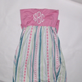 BLOOPER SWIM: Monogrammed Beach Cover Up