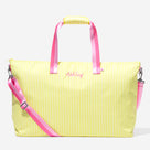 Monogrammed Weekend Bag | Sunshine Stripes