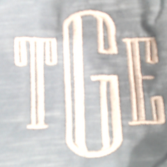 BLOOPER CLOTHING: Monogrammed Henley