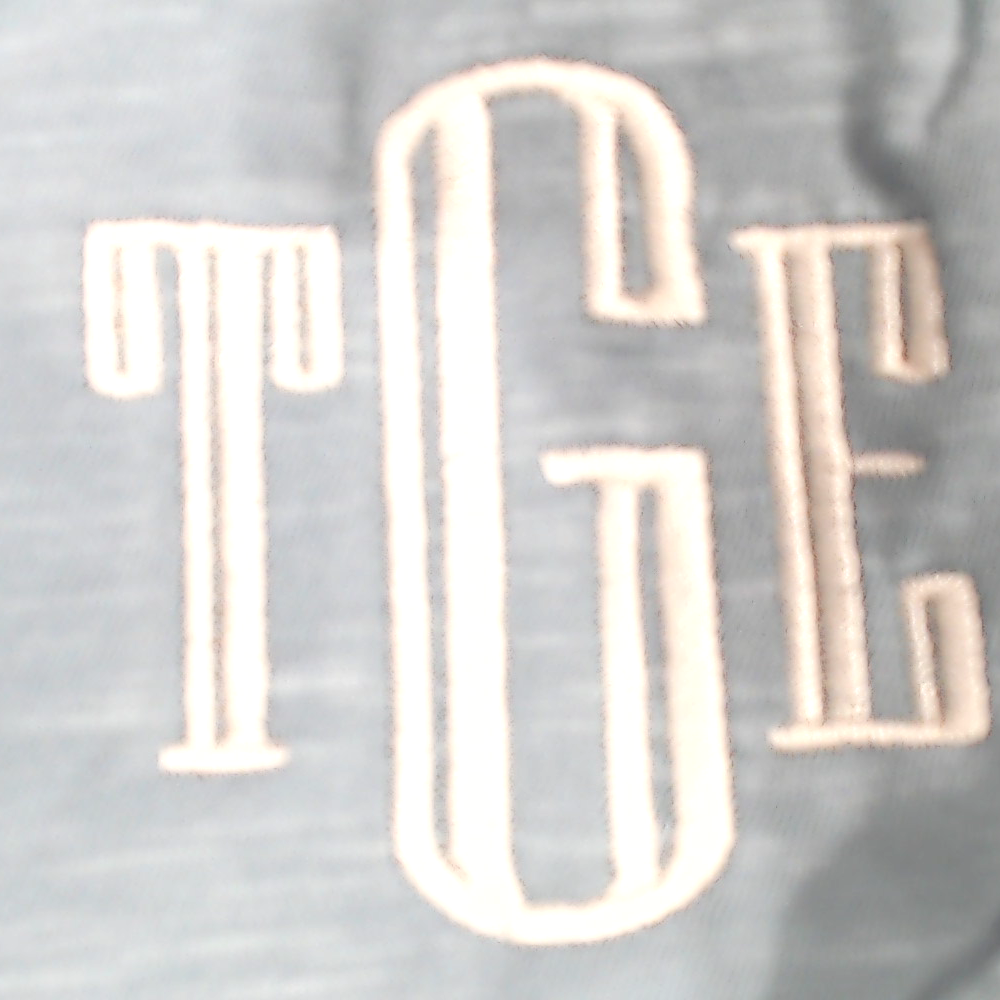 BLOOPER CLOTHING: Monogrammed Henley