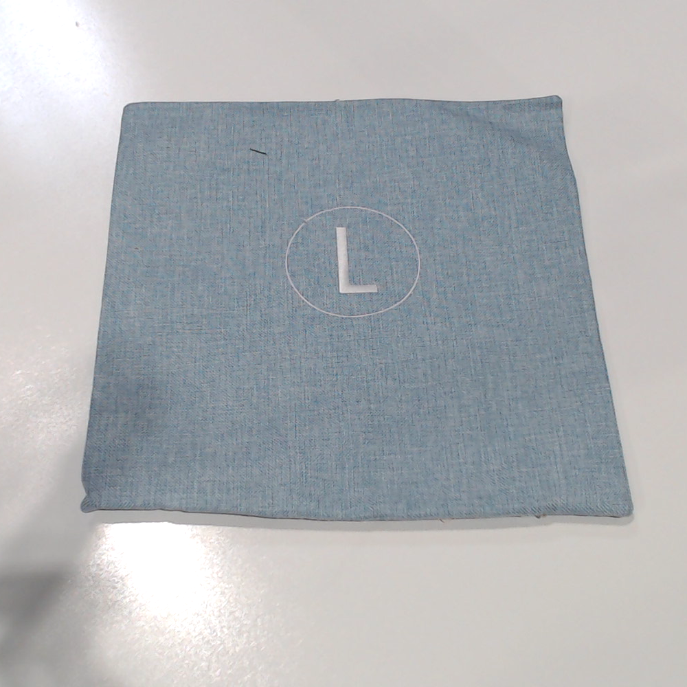BLOOPER ACCESSORY: Monogrammed Linen Pillow Case