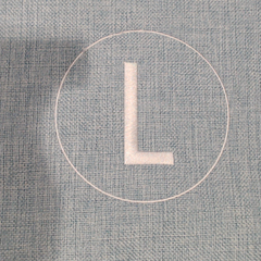 BLOOPER ACCESSORY: Monogrammed Linen Pillow Case