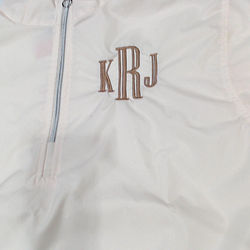 BLOOPER CLOTHING: Monogrammed Windbreaker Pullover