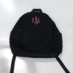 BLOOPER BAG: Monogrammed Quilted Laptop Backpack