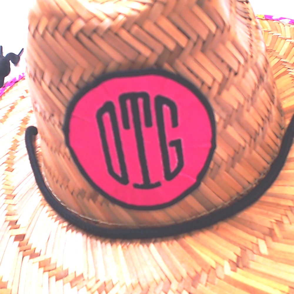 BLOOPER KIDS: Monogrammed Kids Straw Hat