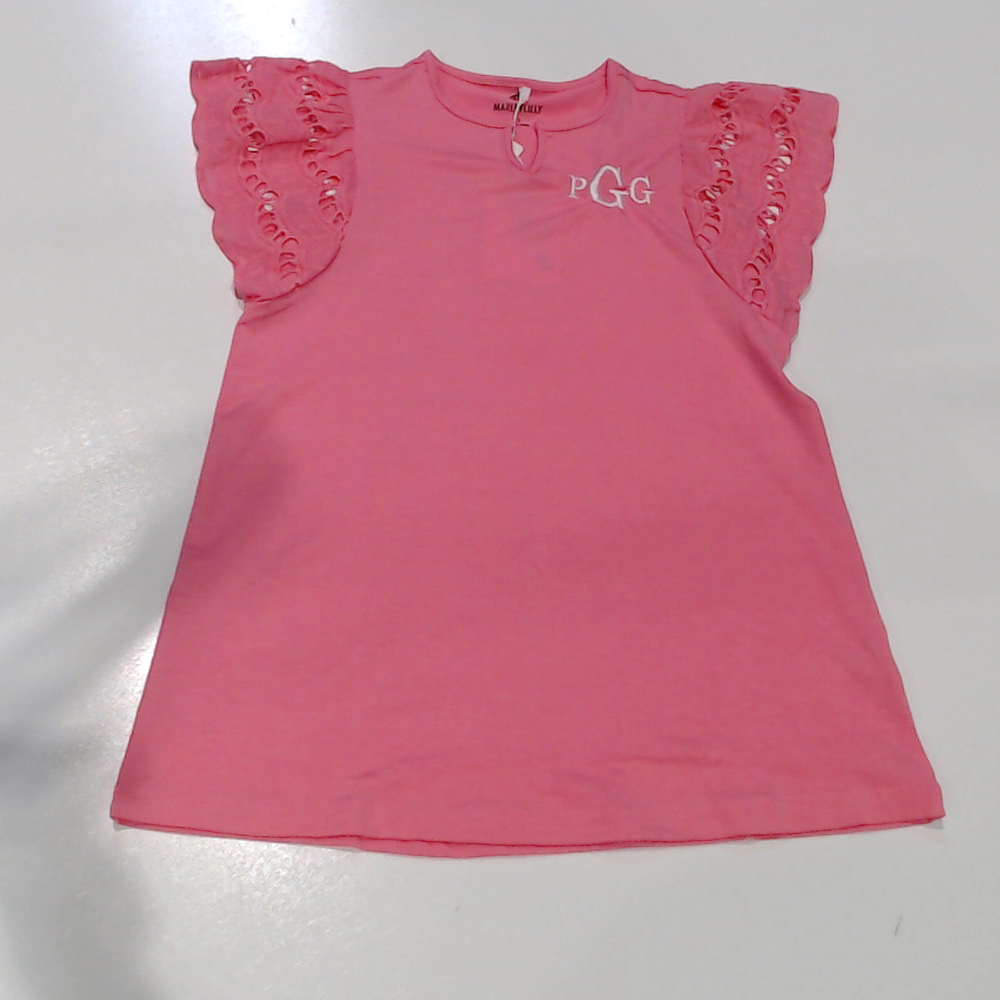 BLOOPER KIDS: Monogrammed Girls Flutter Sleeve Dress