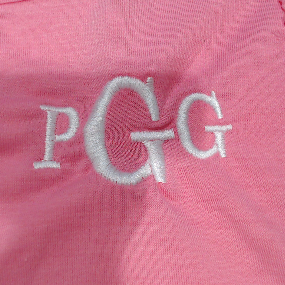 BLOOPER KIDS: Monogrammed Girls Flutter Sleeve Dress