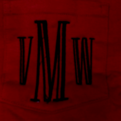 BLOOPER CLOTHING: Monogrammed Long Sleeve Shirt