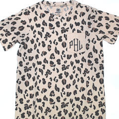 BLOOPER CLOTHING: Monogrammed T-Shirt Dress