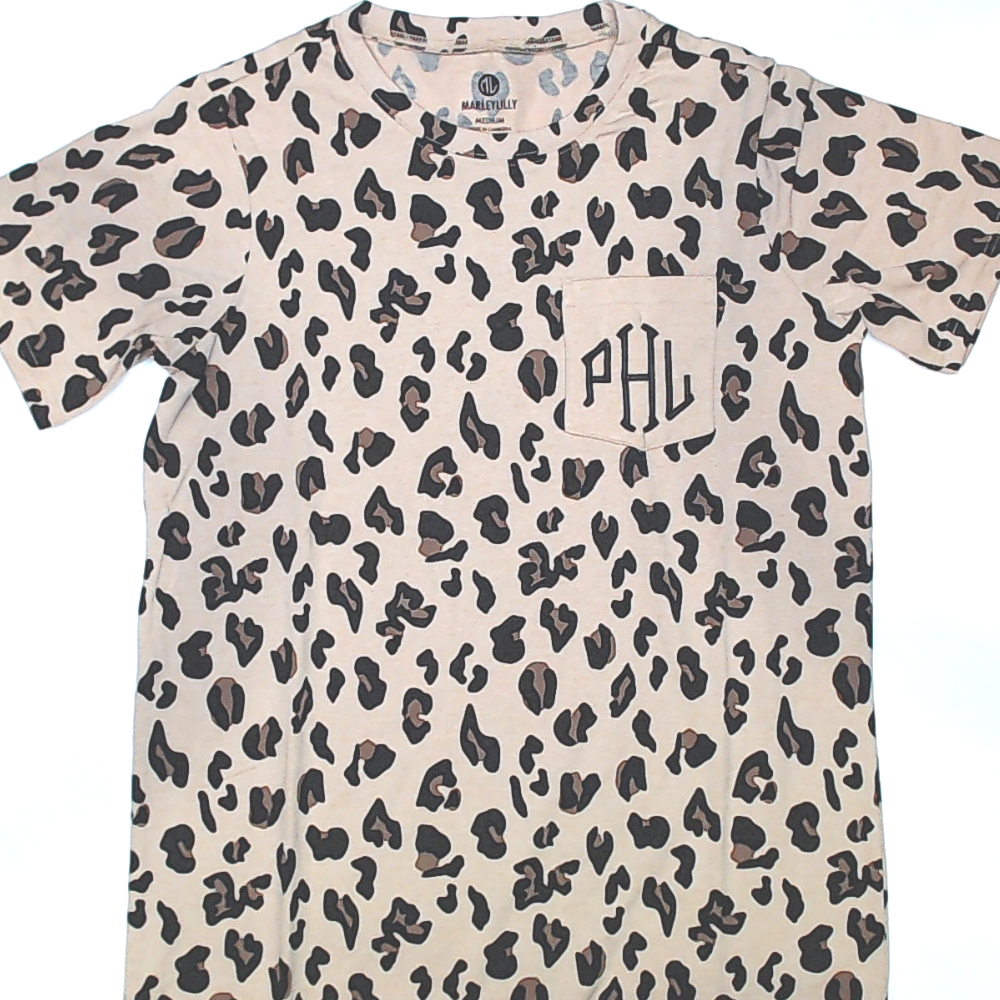 BLOOPER CLOTHING: Monogrammed T-Shirt Dress