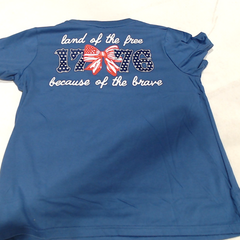 BLOOPER CLOTHING: Monogrammed America T-Shirt