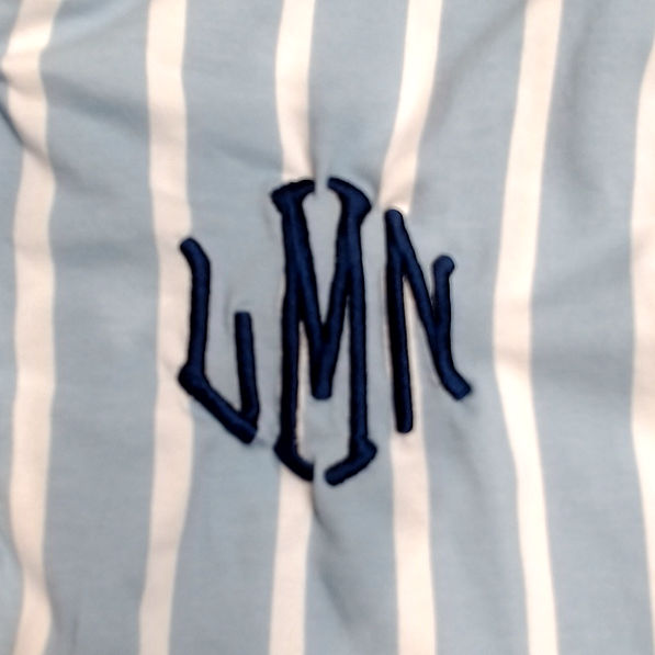 BLOOPER CLOTHING: Monogrammed Ruffle Top
