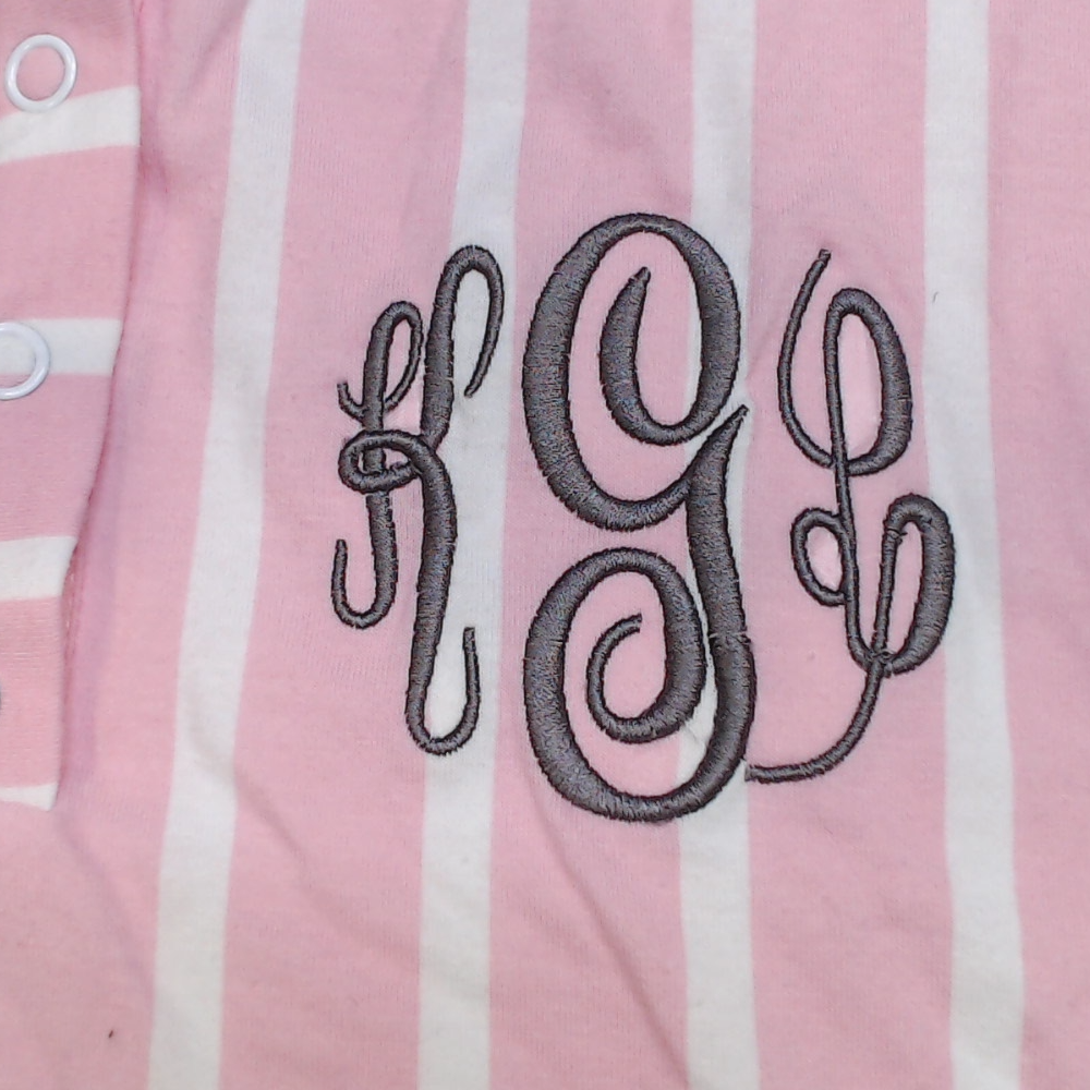 BLOOPER CLOTHING: Monogrammed Ruffle Pajama Top