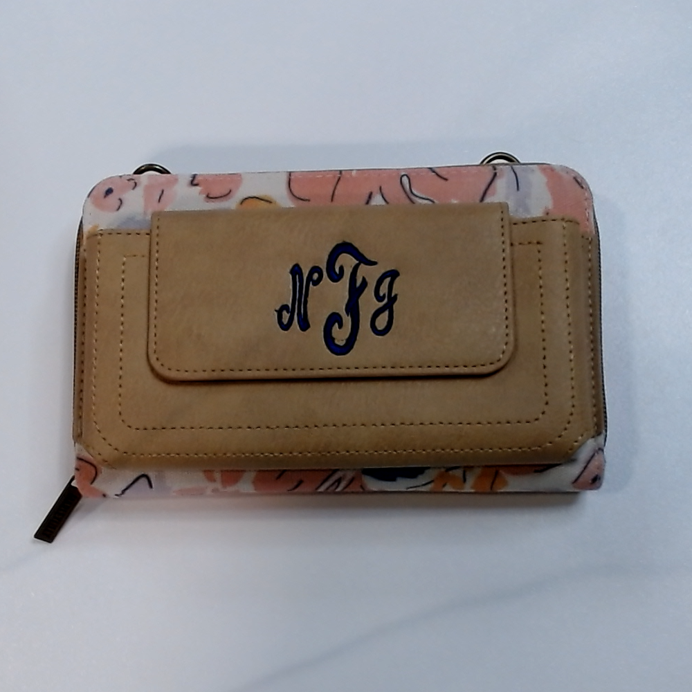 BLOOPER ACCESSORY: Monogrammed Phone Wallet Wristlet