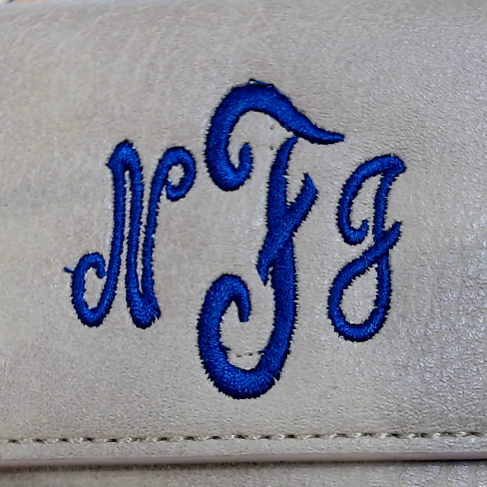 BLOOPER ACCESSORY: Monogrammed Phone Wallet Wristlet