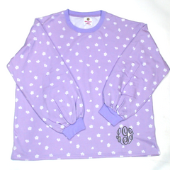 BLOOPER CLOTHING: Monogrammed Puff Sleeve Sweatshirt